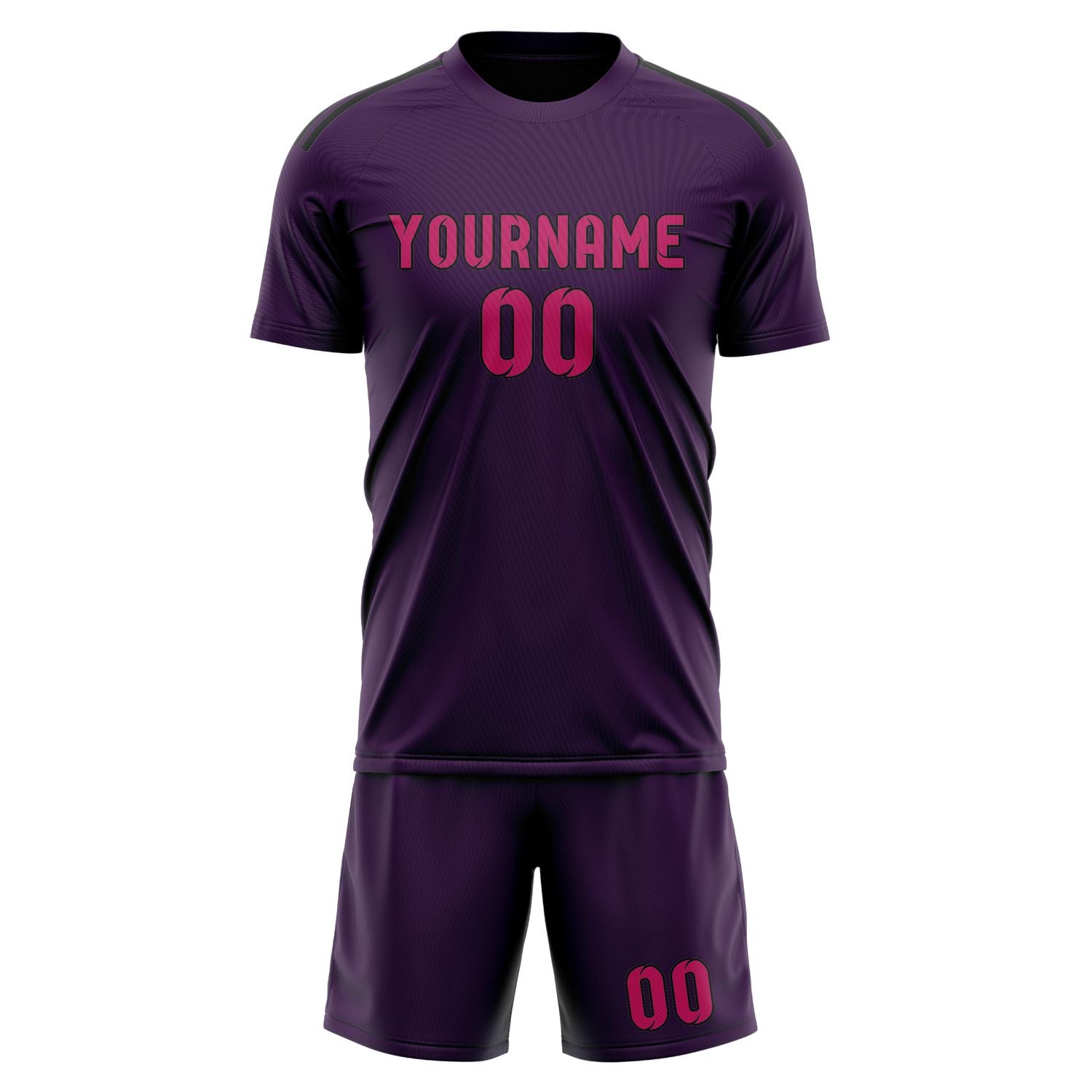 Custom Purple Pink Soccer Set