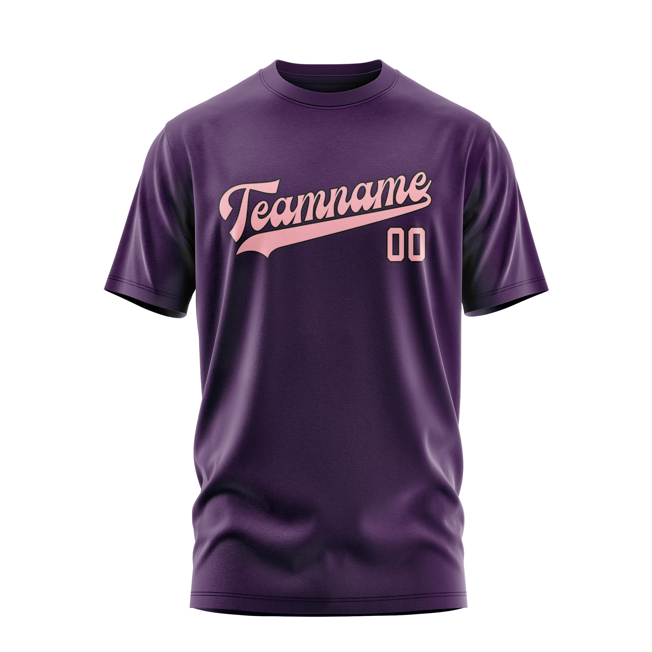 Custom Purple Light Pink T-Shirt