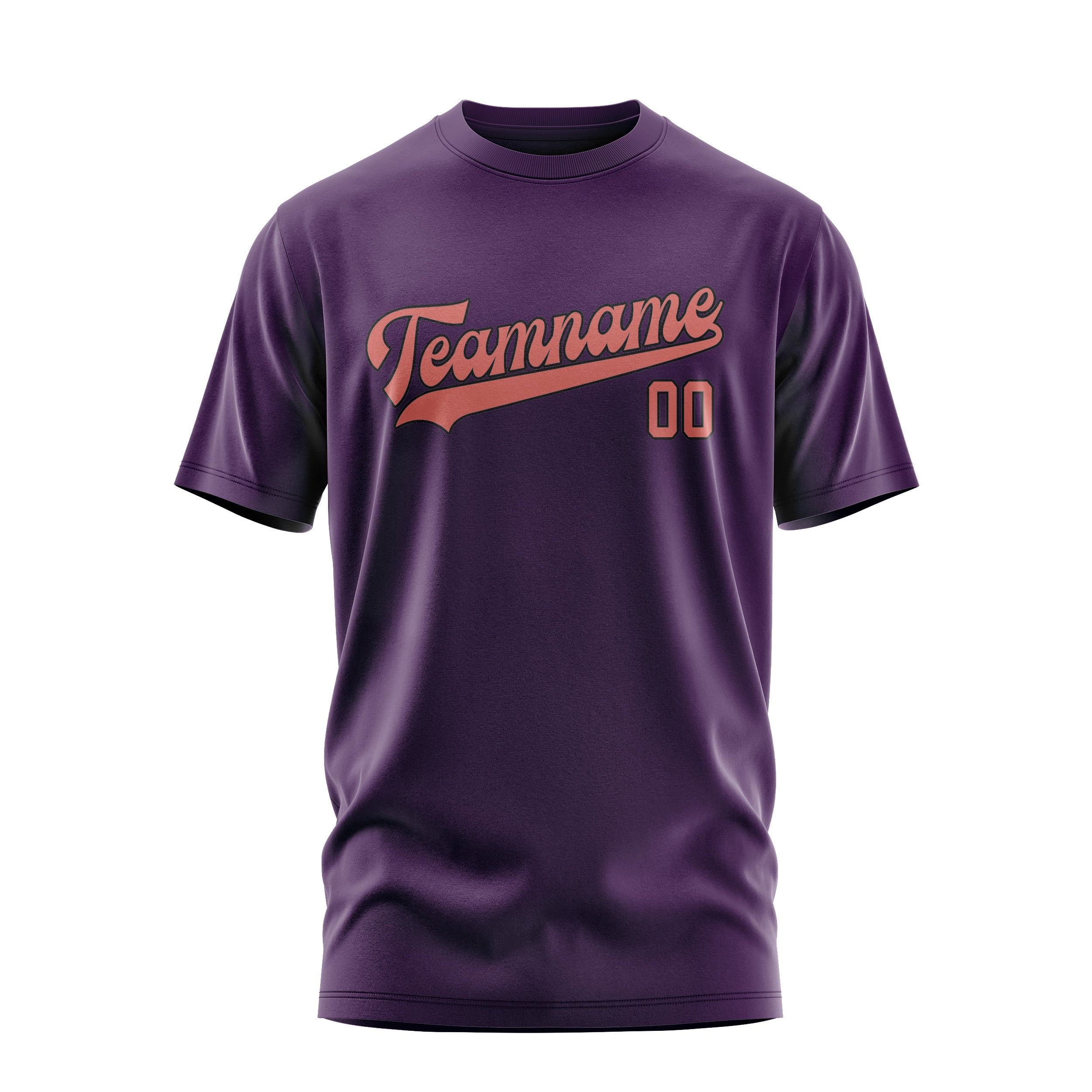 Custom Purple Copper Rose T-Shirt
