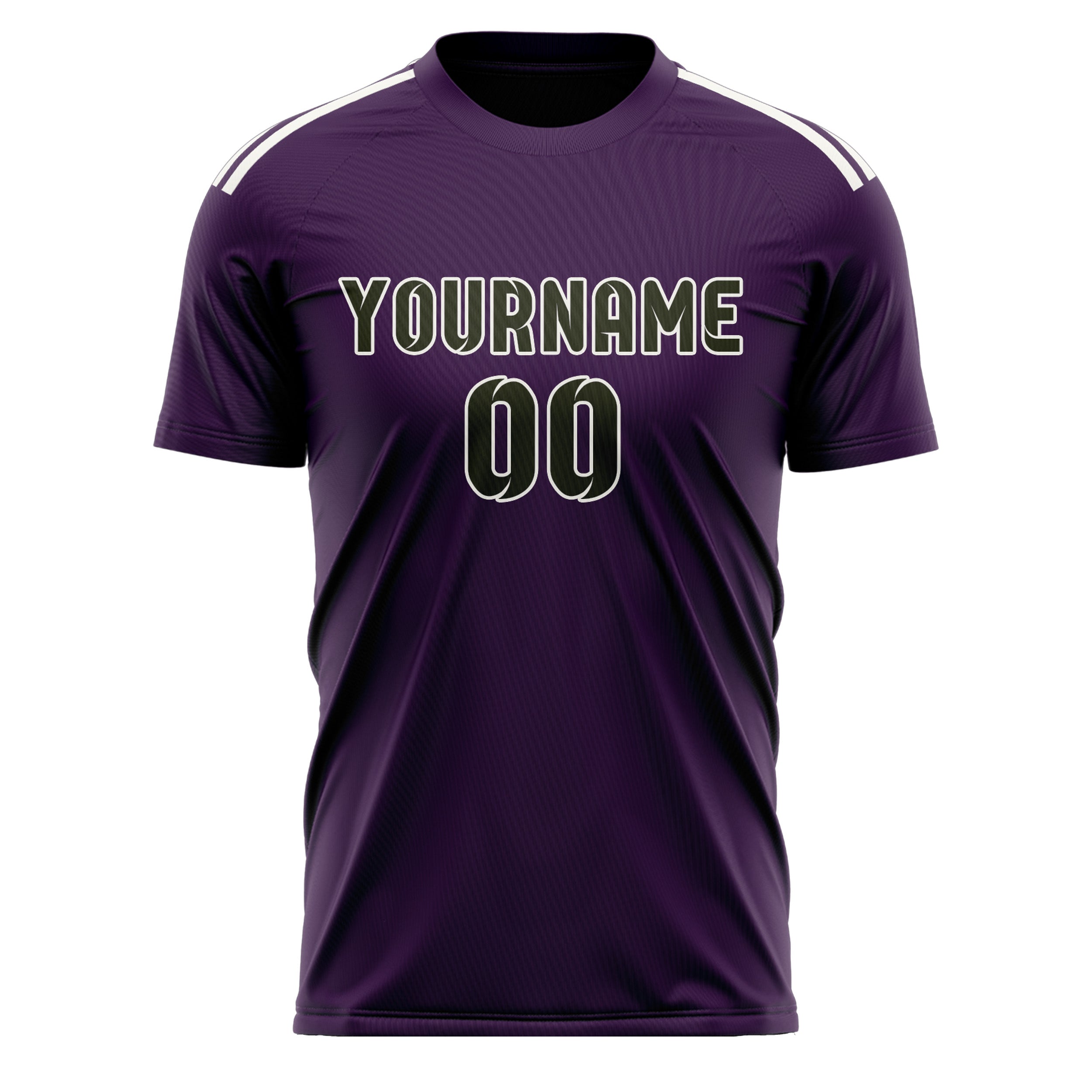 Custom Purple Olive Soccer Jersey