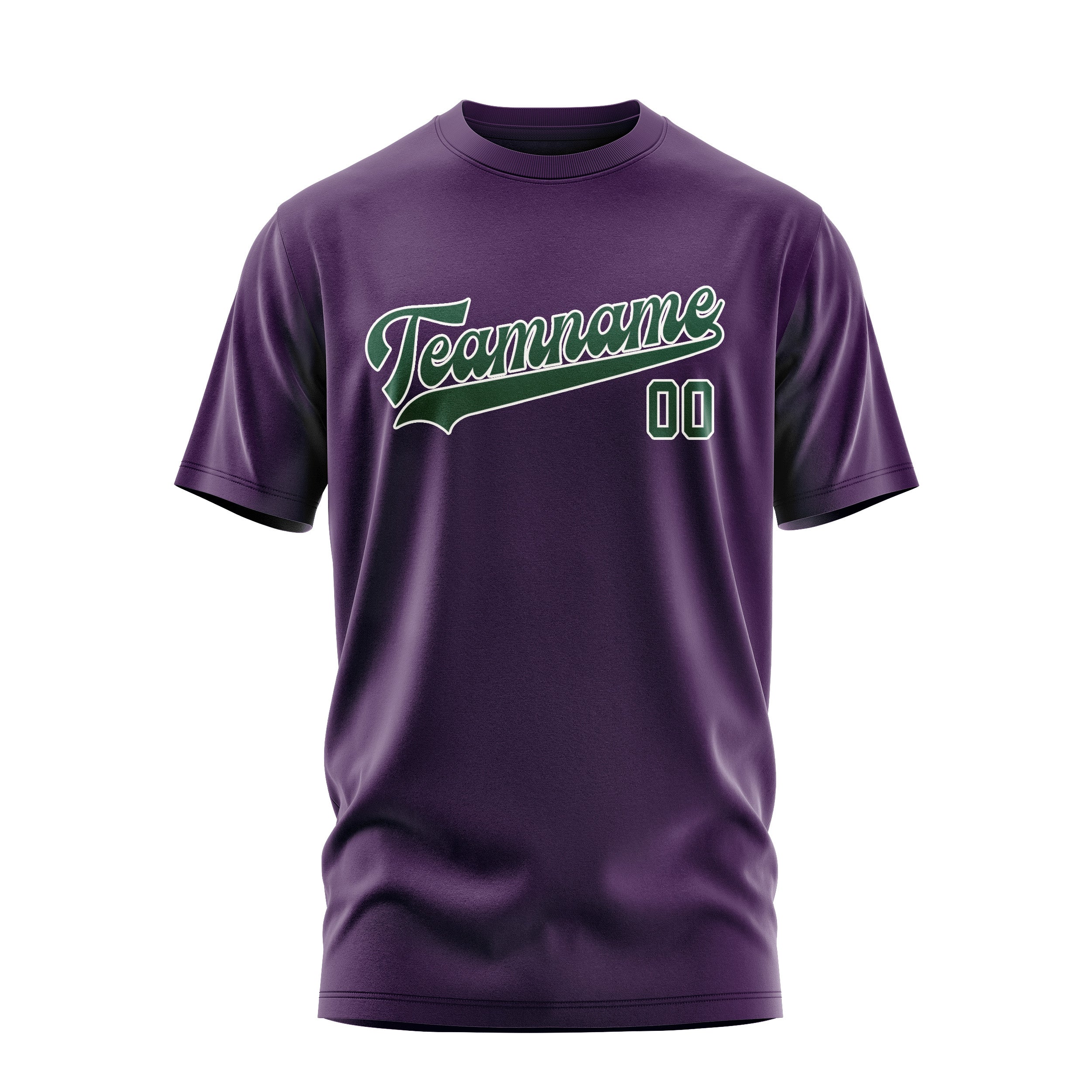 Custom Purple Green T-Shirt