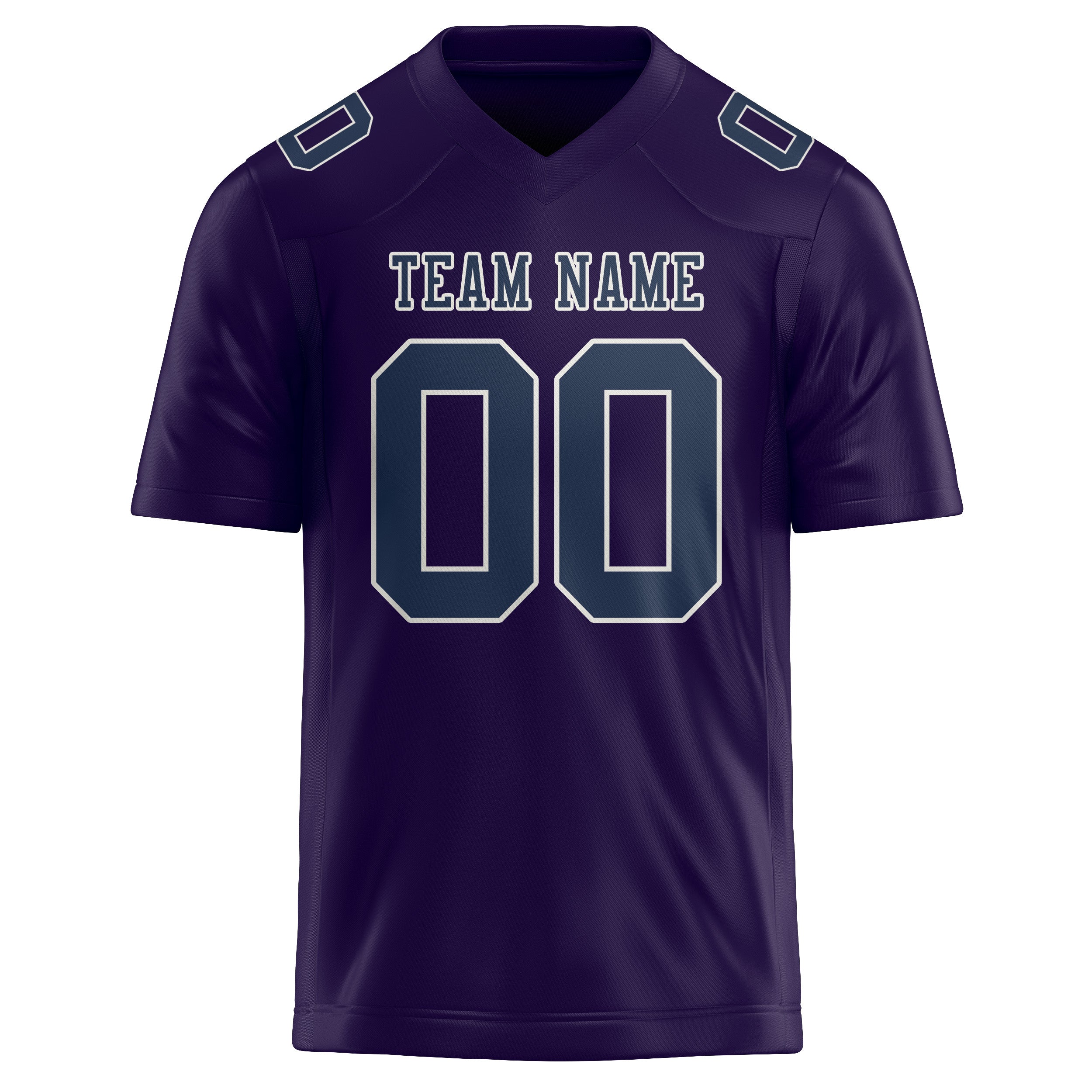 Custom Purple Blue Football Jersey