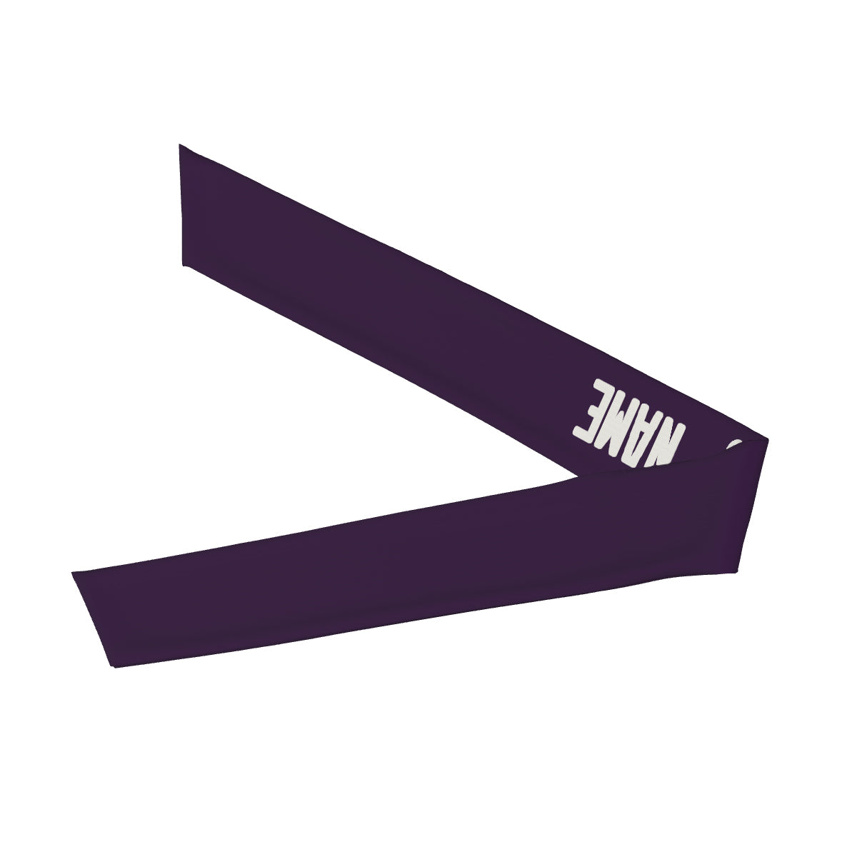 Custom Purple White Headband