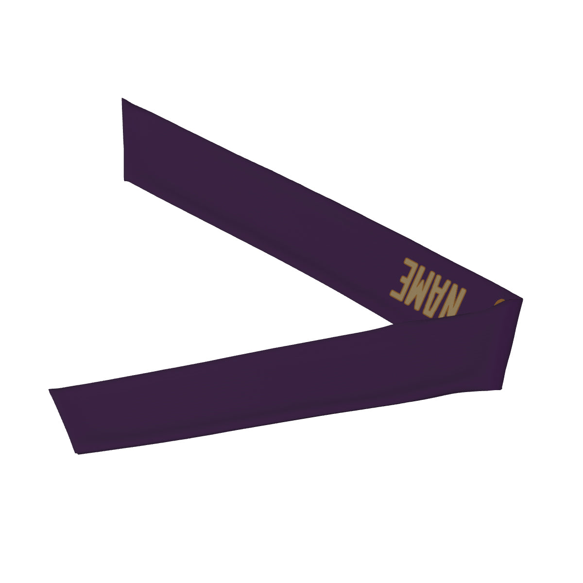 Custom Purple Light Khaki Headband