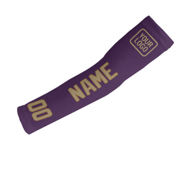 Custom Purple Light Khaki Arm Sleeve