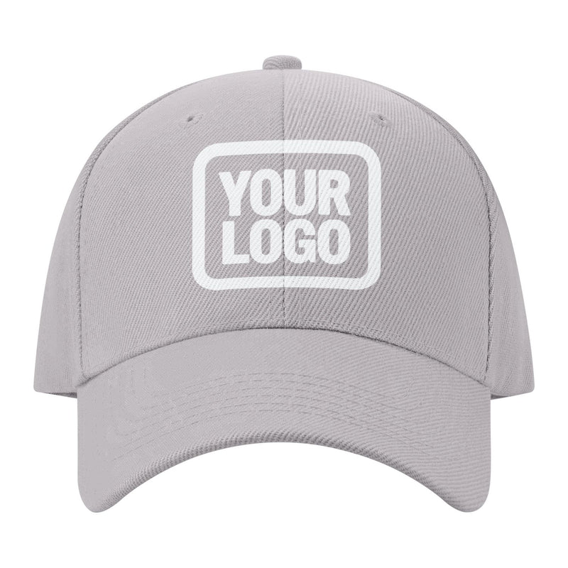 Custom Gray Pale Ice Blue Hat 07B118
