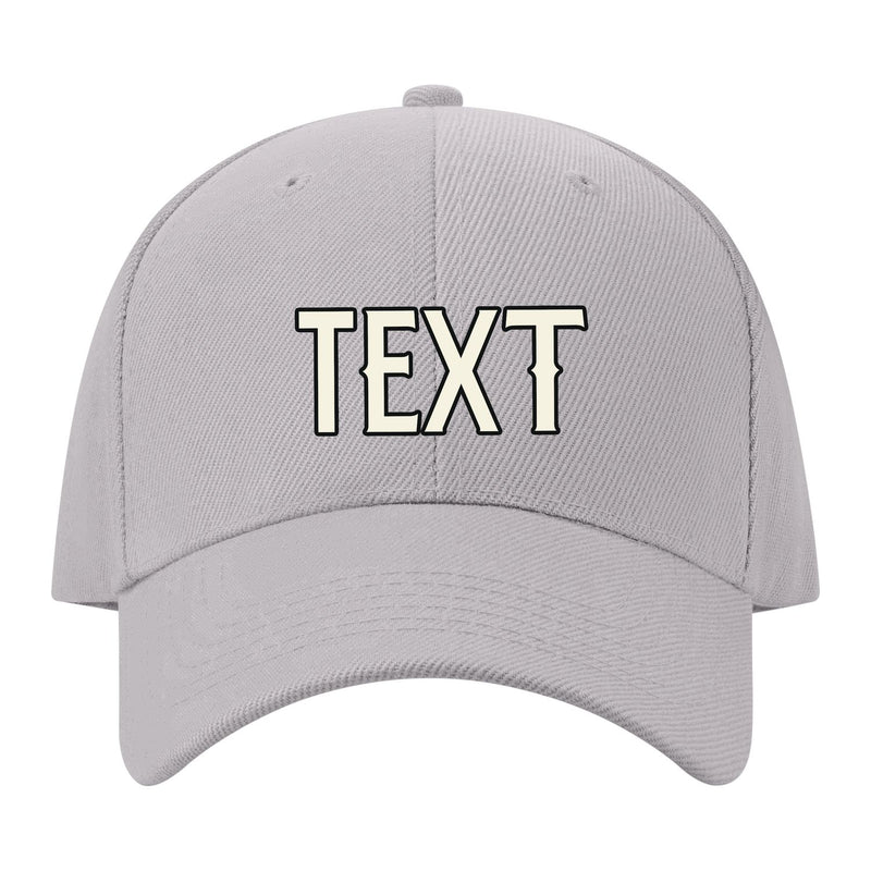 Custom Gray Light Purple Hat 07B21703