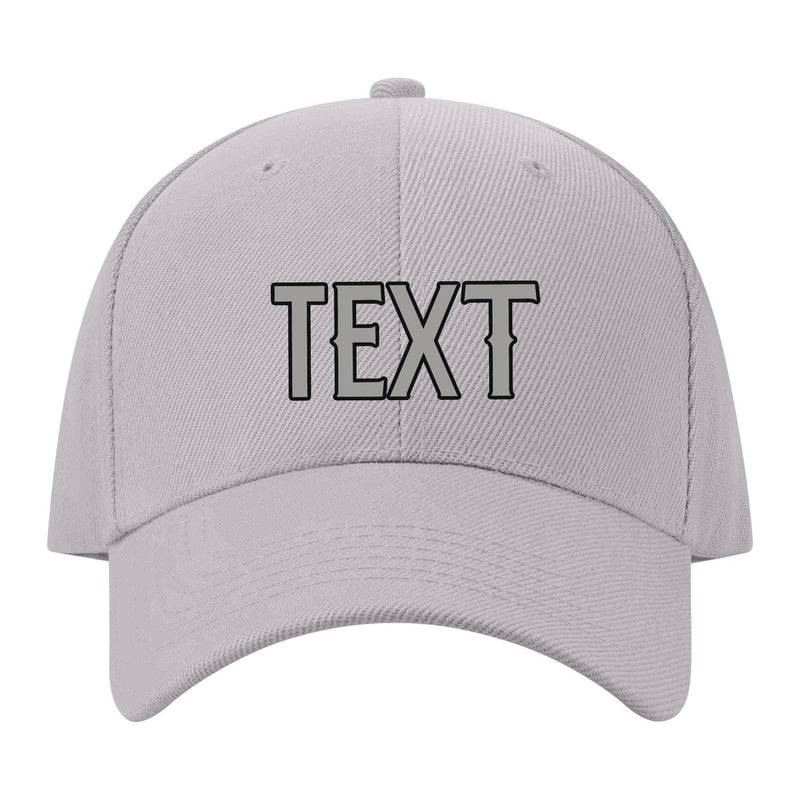 Custom Gray Light Green Hat 07B21704