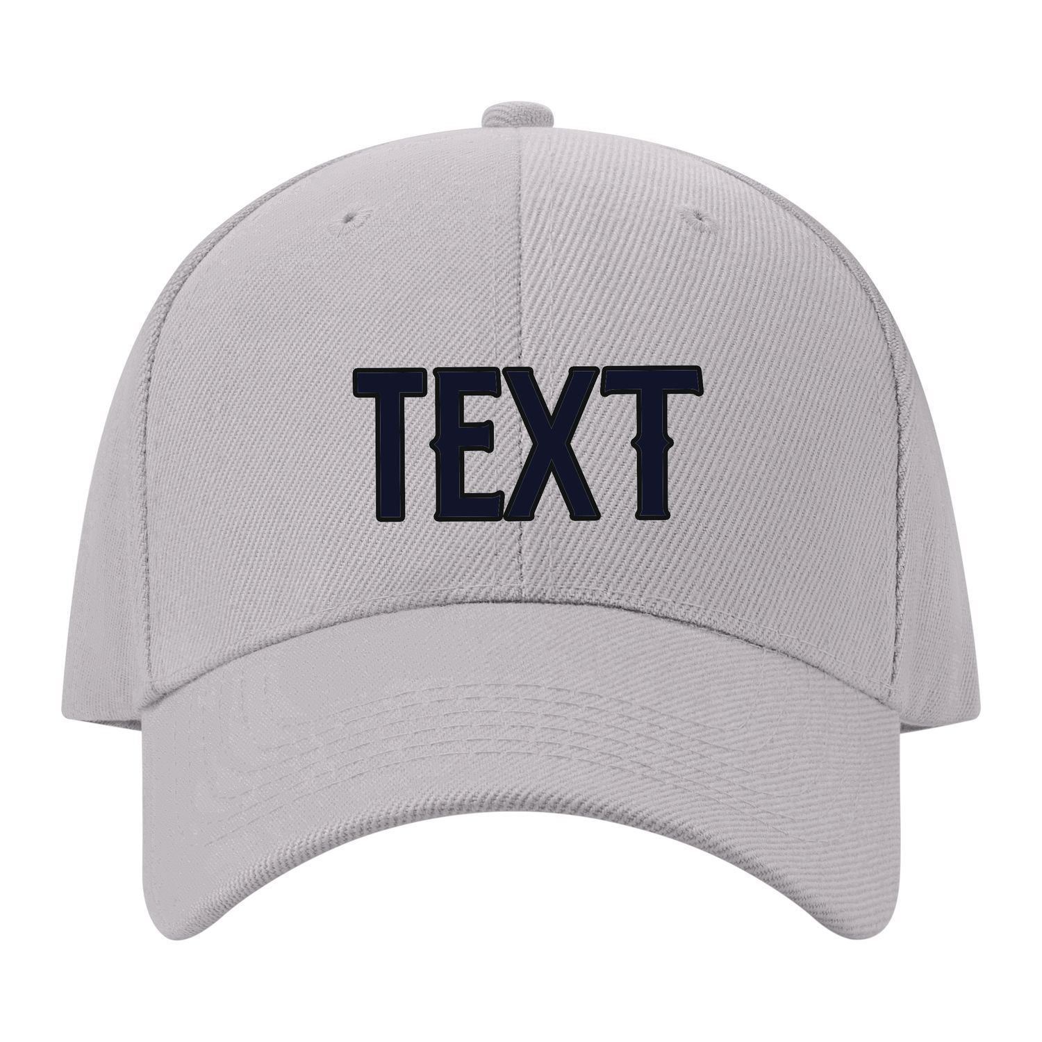 Custom Gray Pale Peach Hat 07B21711