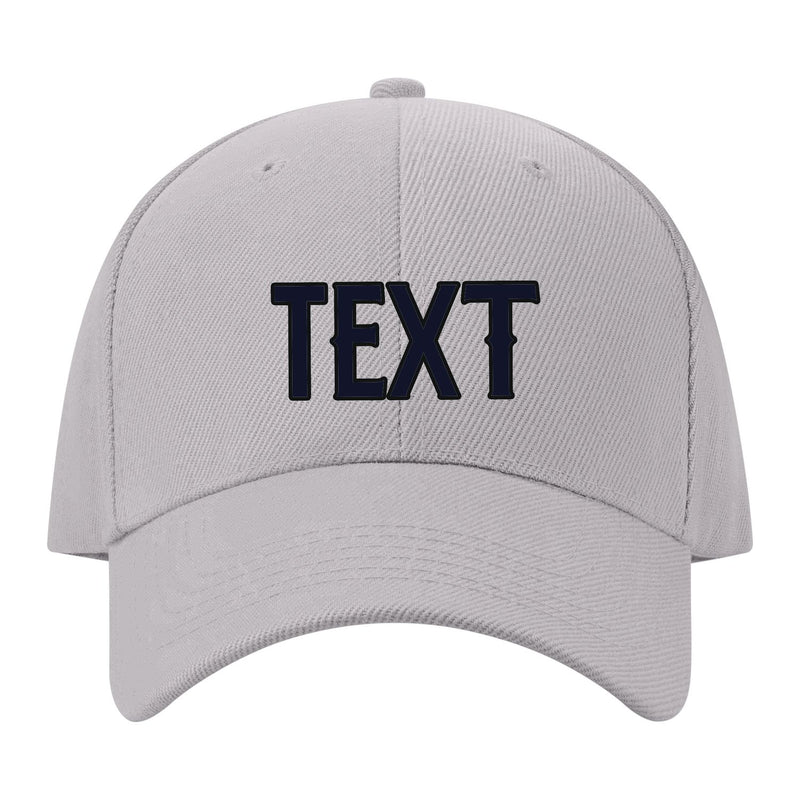 Custom Gray Pale Peach Hat 07B21711