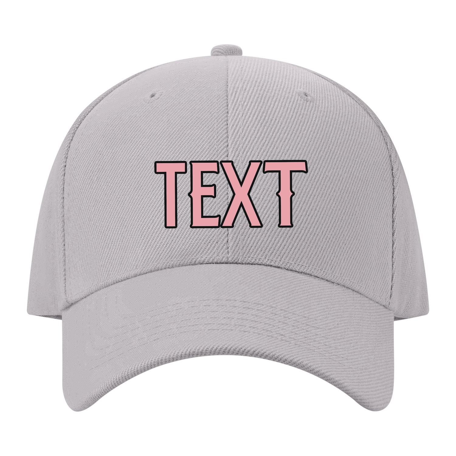 Custom Gray Light Emerald Green Hat 07B21721