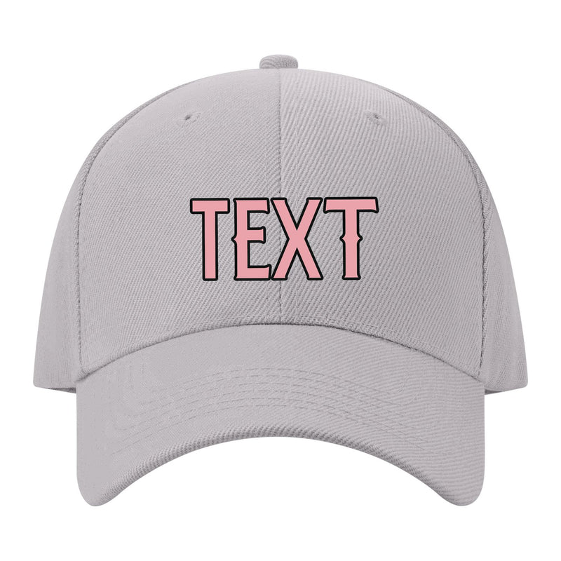 Custom Gray Light Emerald Green Hat 07B21721