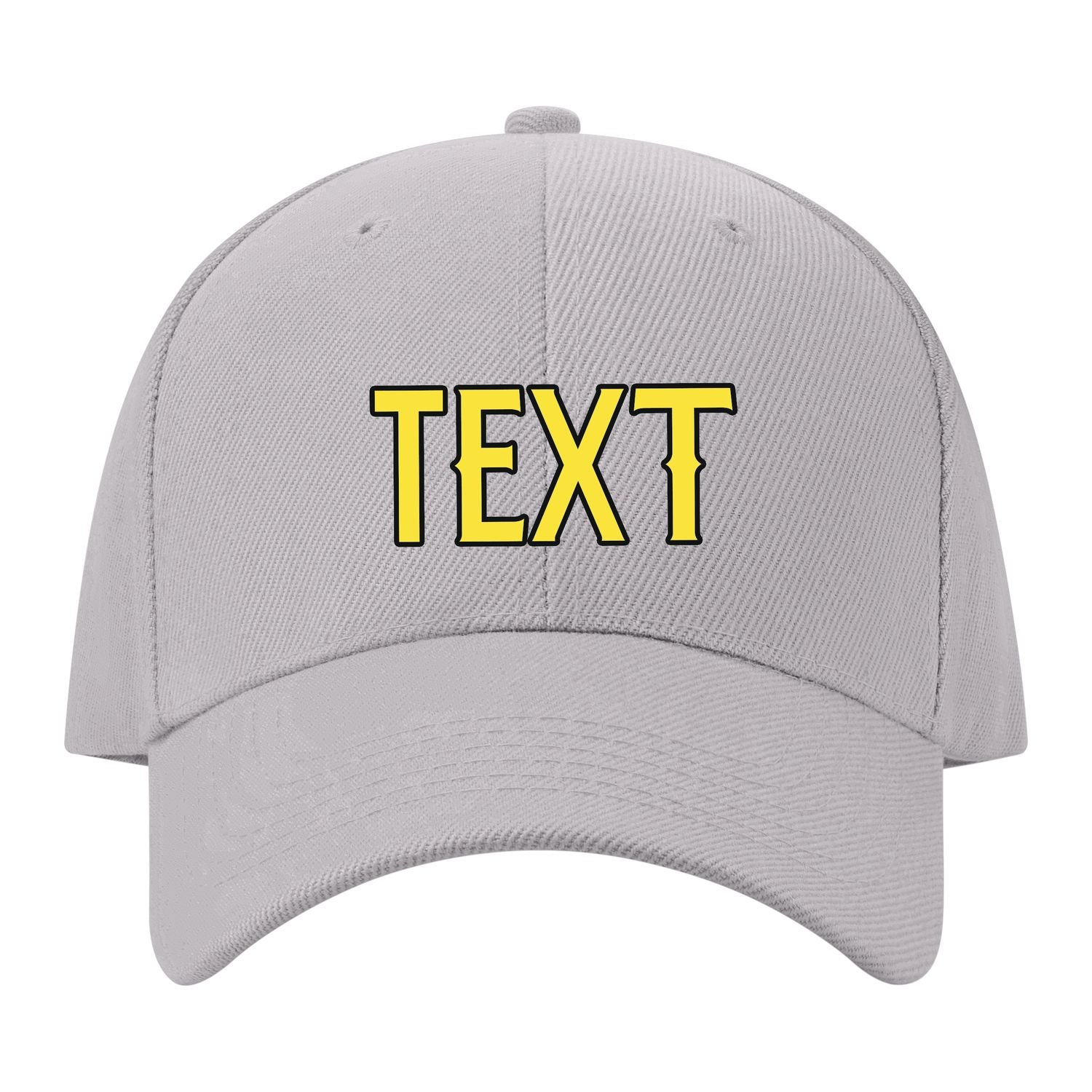 Custom Gray Light Coral Red Hat 07B21726