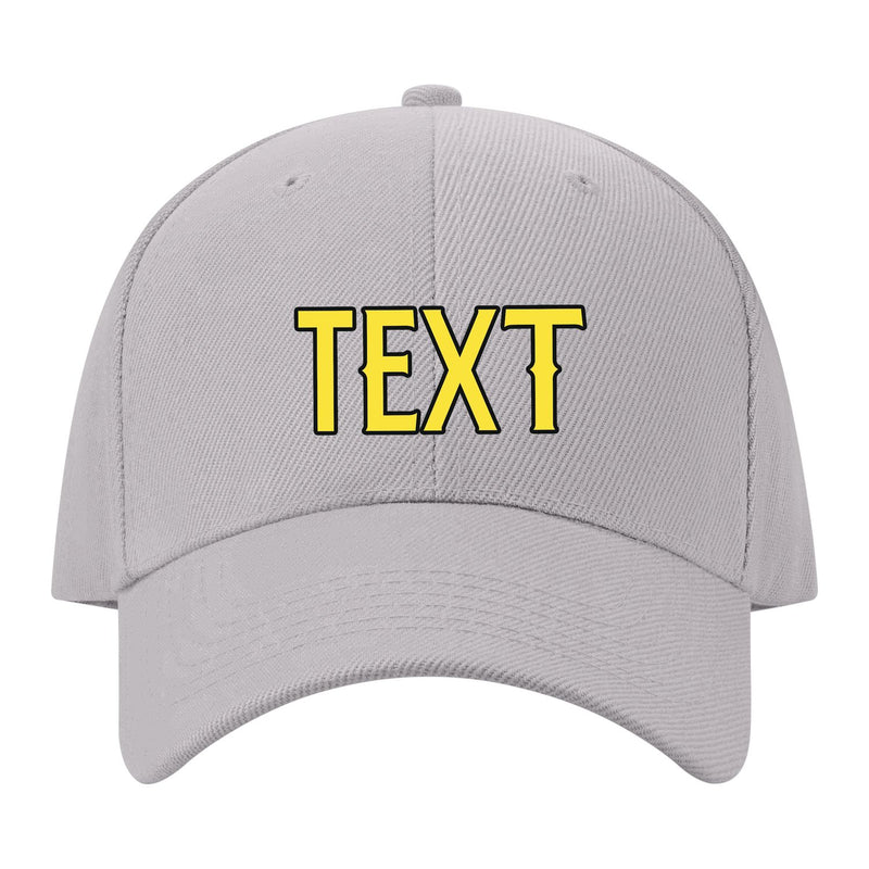 Custom Gray Light Coral Red Hat 07B21726