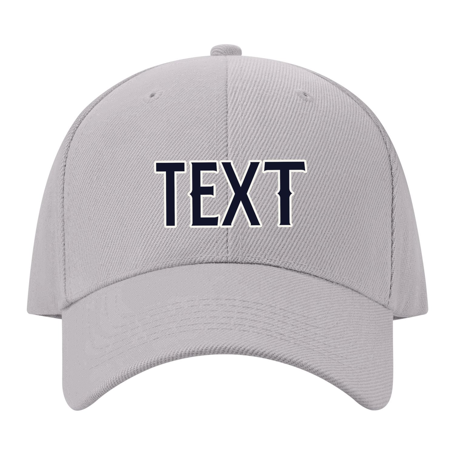 Custom Gray Pale Peach Hat 07B21811