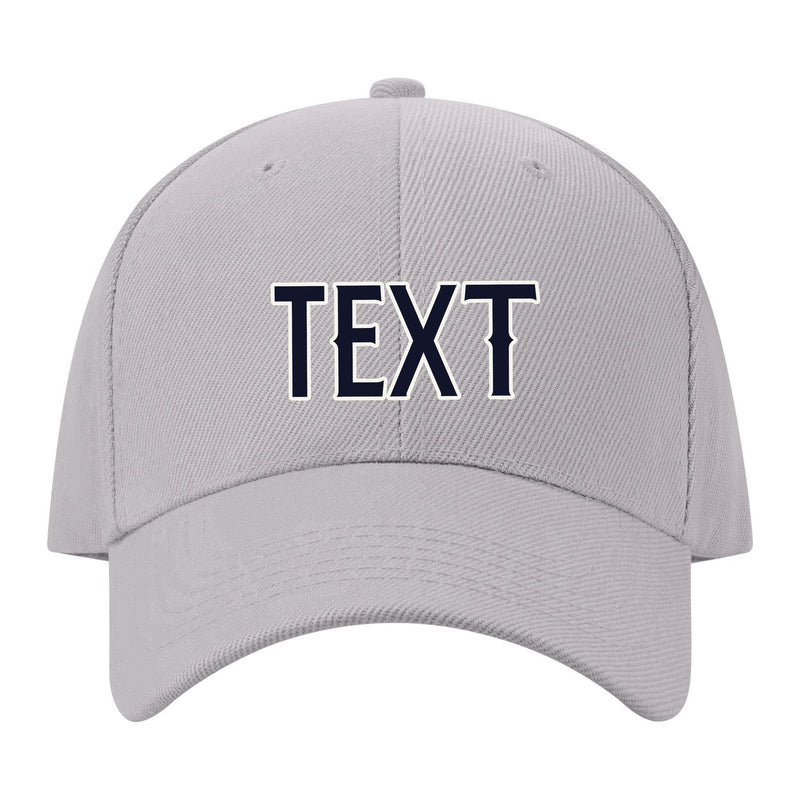 Custom Gray Pale Peach Hat 07B21811
