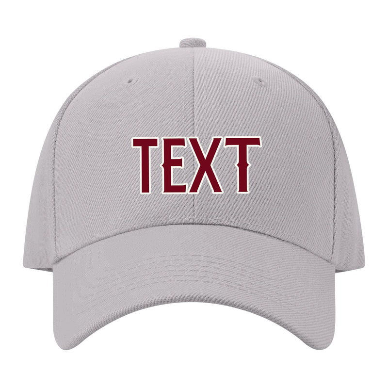 Custom Gray Khaki Hat 07B21815