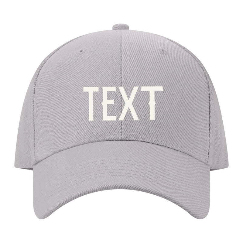 Custom Gray Pale Ice Blue Hat 07B21818