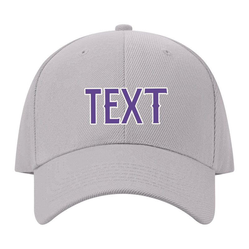 Custom Gray Yellow Hat 07B21823