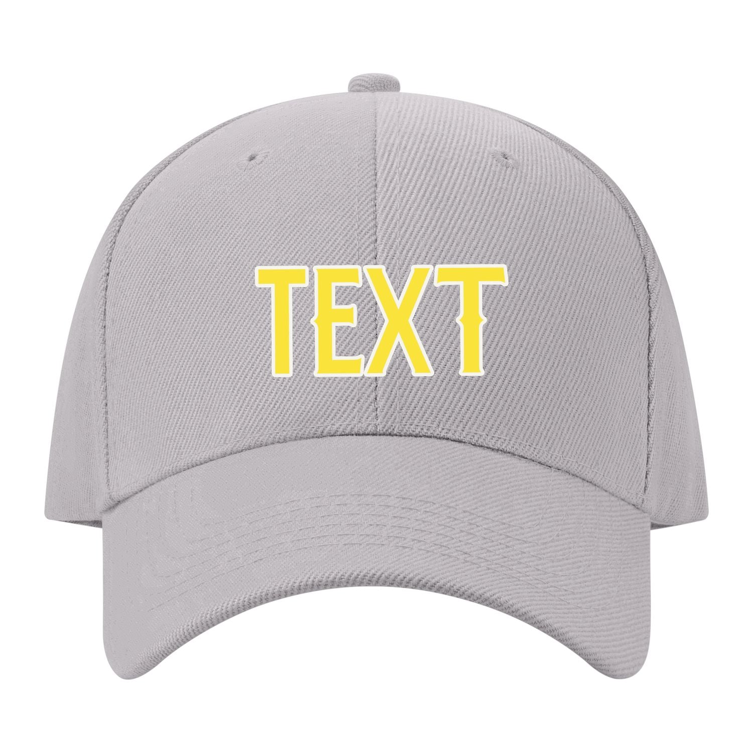 Custom Gray Light Coral Red Hat 07B21826