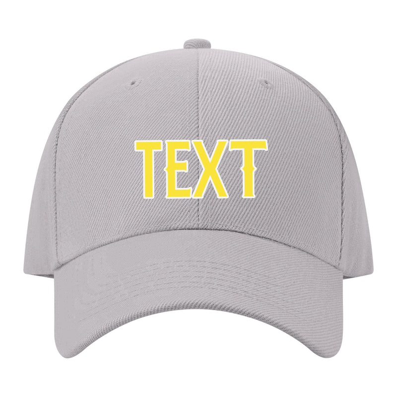 Custom Gray Light Coral Red Hat 07B21826