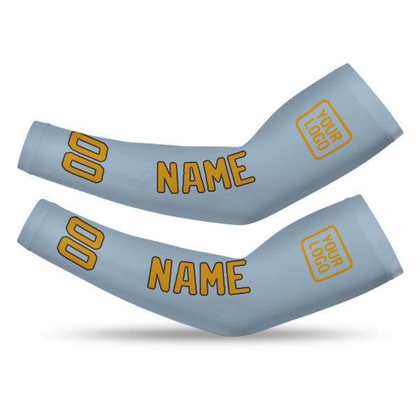 Custom Light Blue Yellow Arm Sleeve