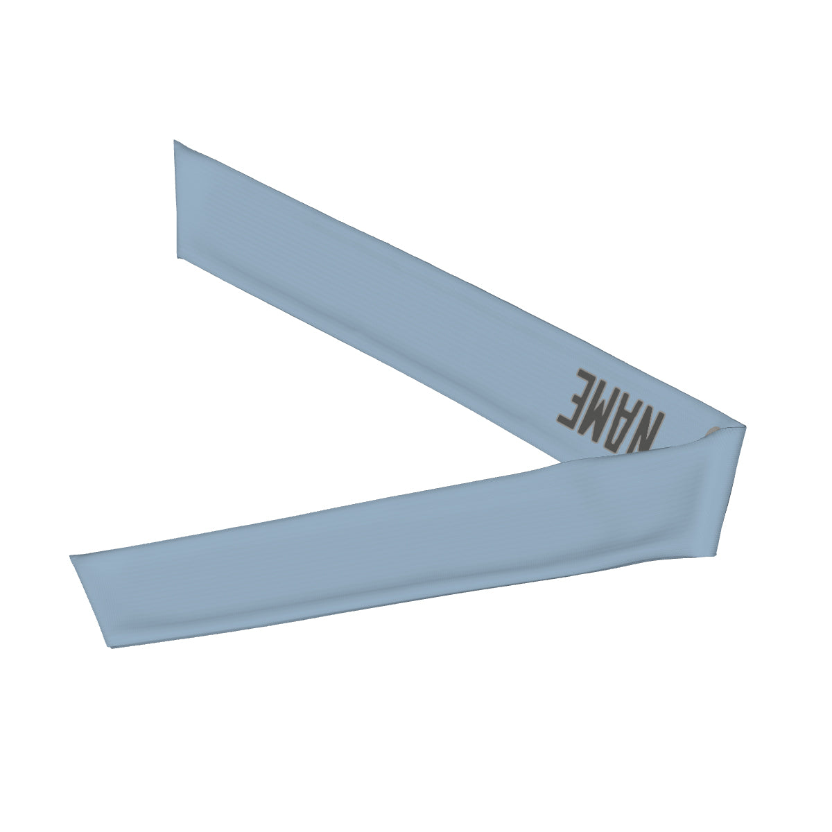 Custom Light Blue Dark Grey Headband