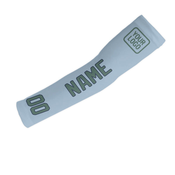 Custom Light Blue Blue Green Arm Sleeve