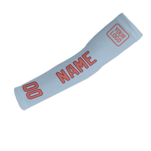 Custom Light Blue Copper Rose Arm Sleeve