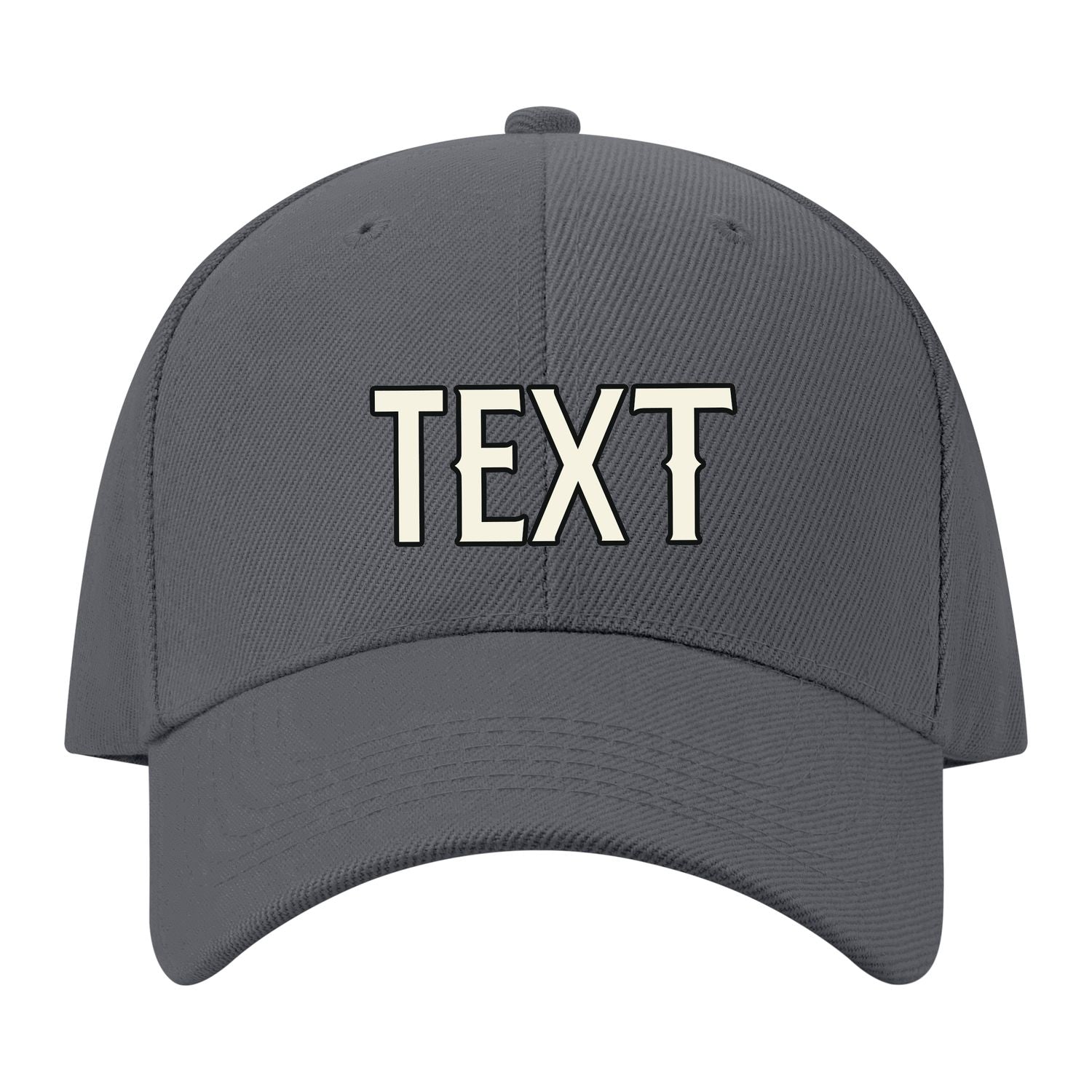Custom Dark Grey Light Purple Hat 08B21703