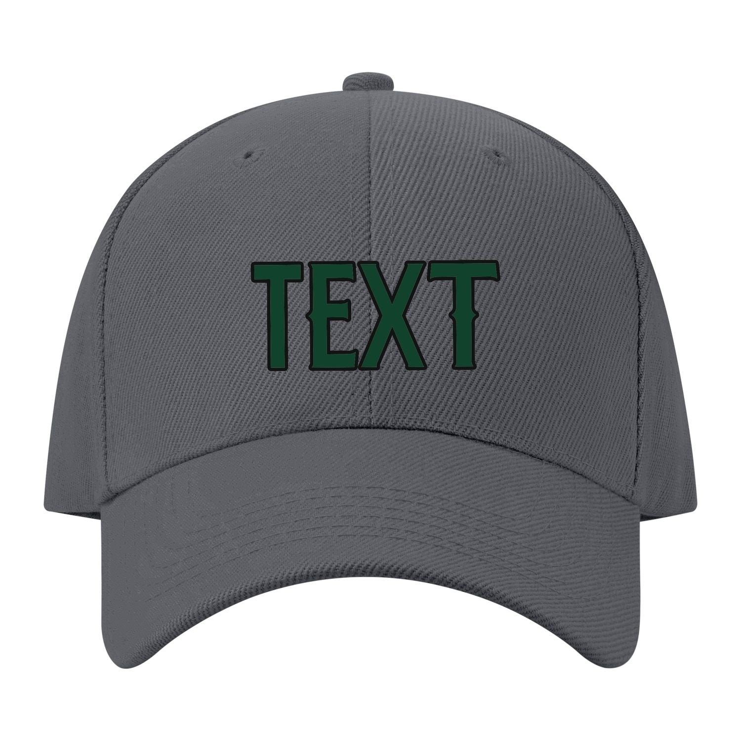 Custom Dark Grey Corn Silk Hat 08B21705