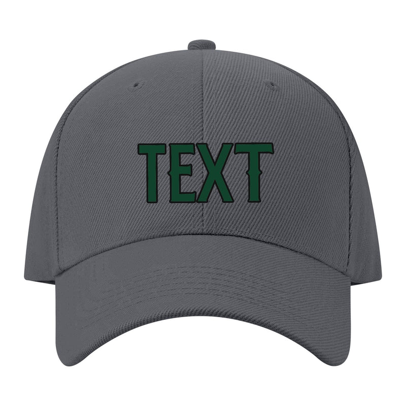 Custom Dark Grey Corn Silk Hat 08B21705