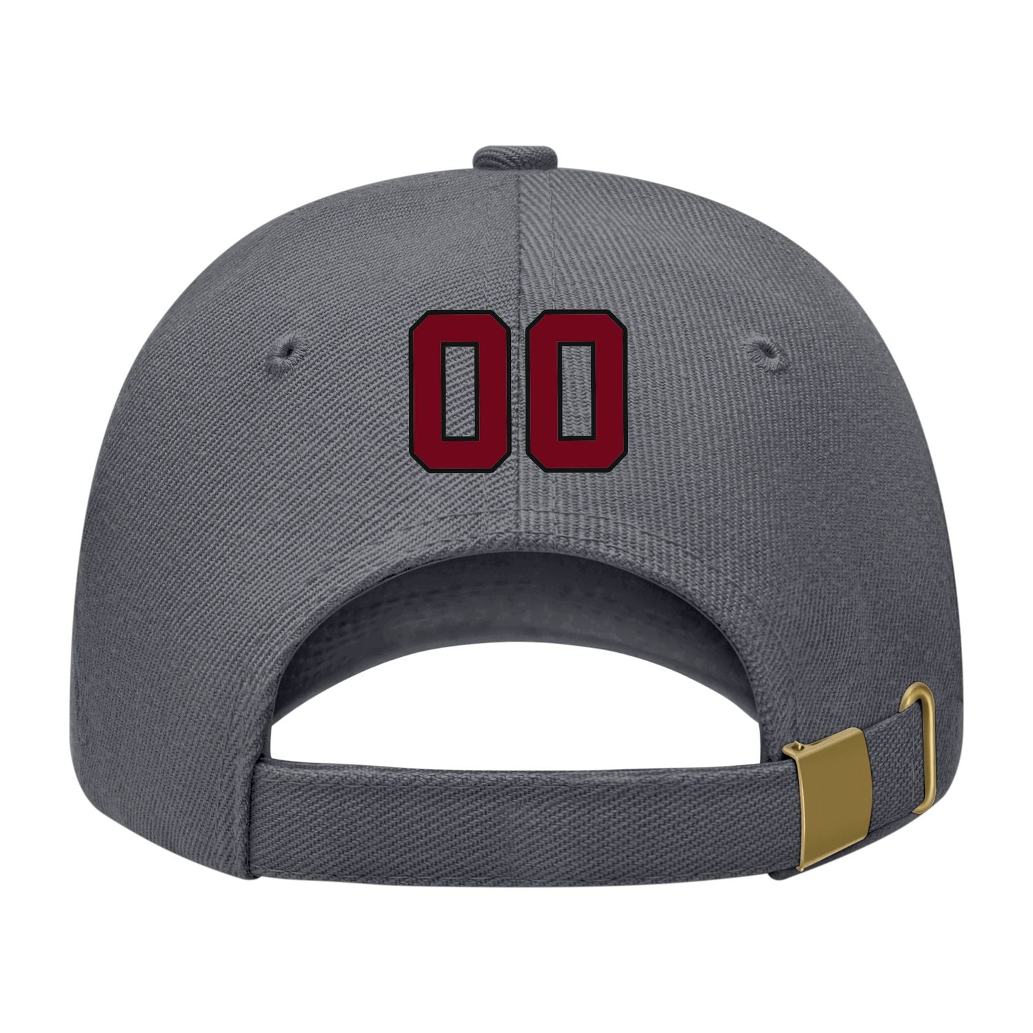 Custom Dark Grey Khaki Hat 08B21715