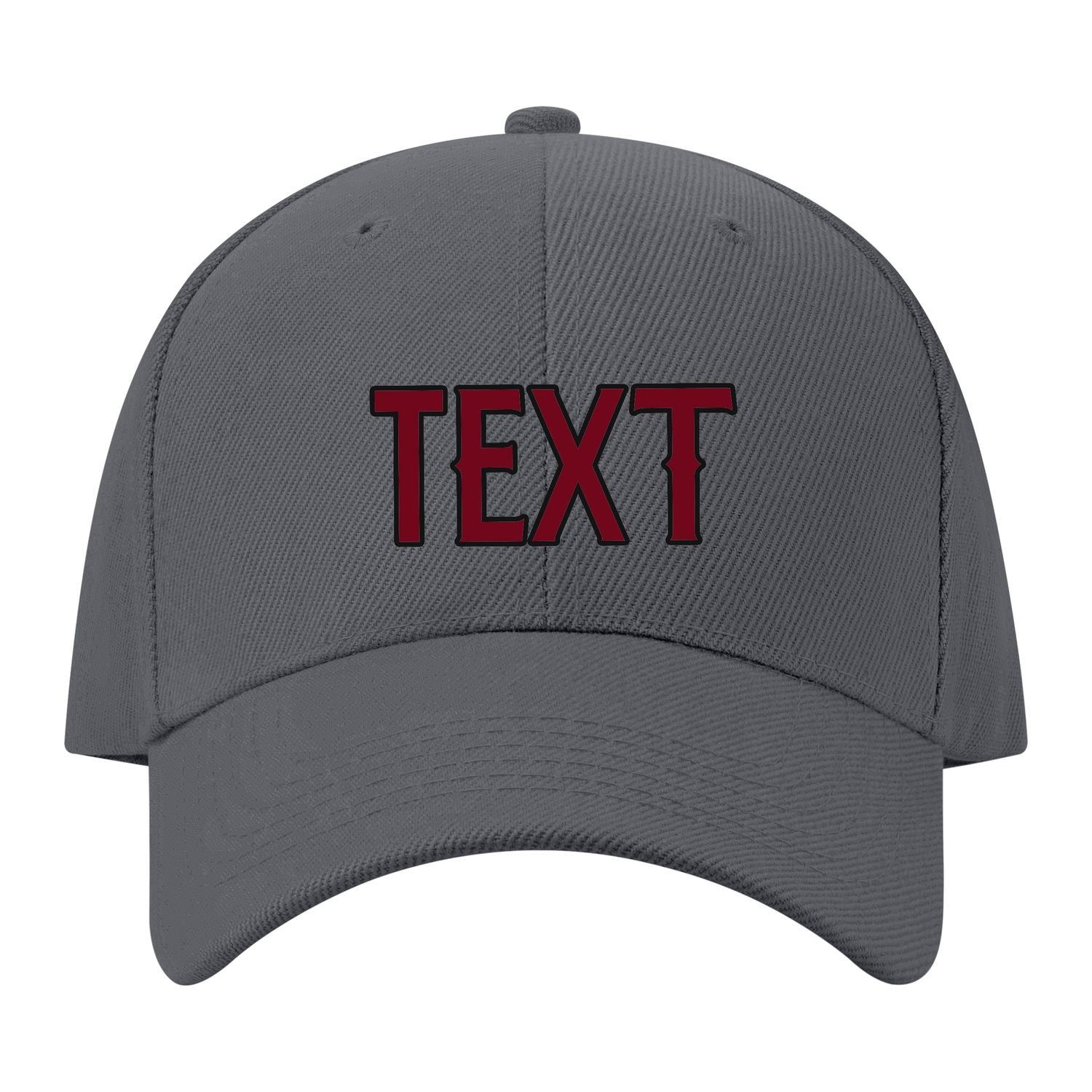 Custom Dark Grey Khaki Hat 08B21715