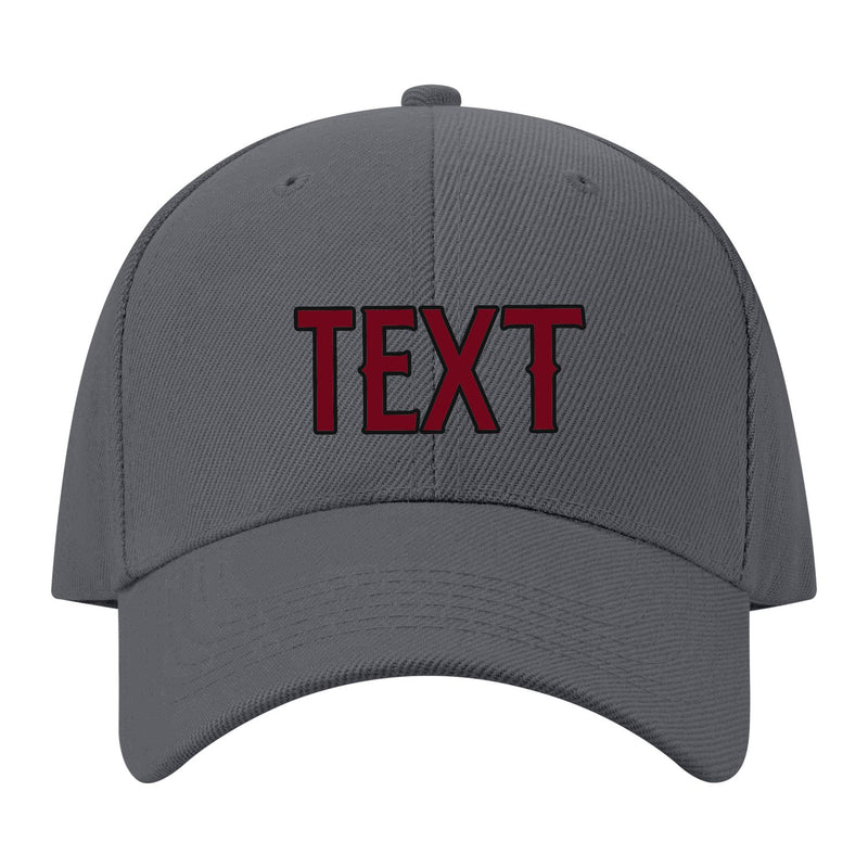 Custom Dark Grey Khaki Hat 08B21715