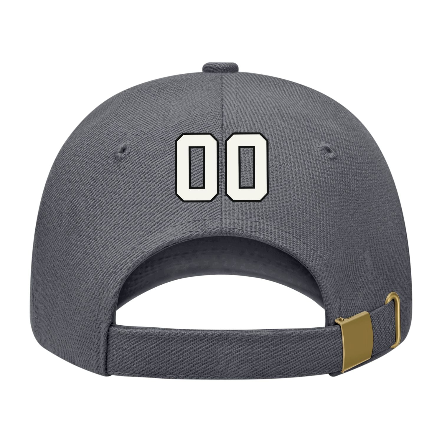Custom Dark Grey Pale Ice Blue Hat 08B21718