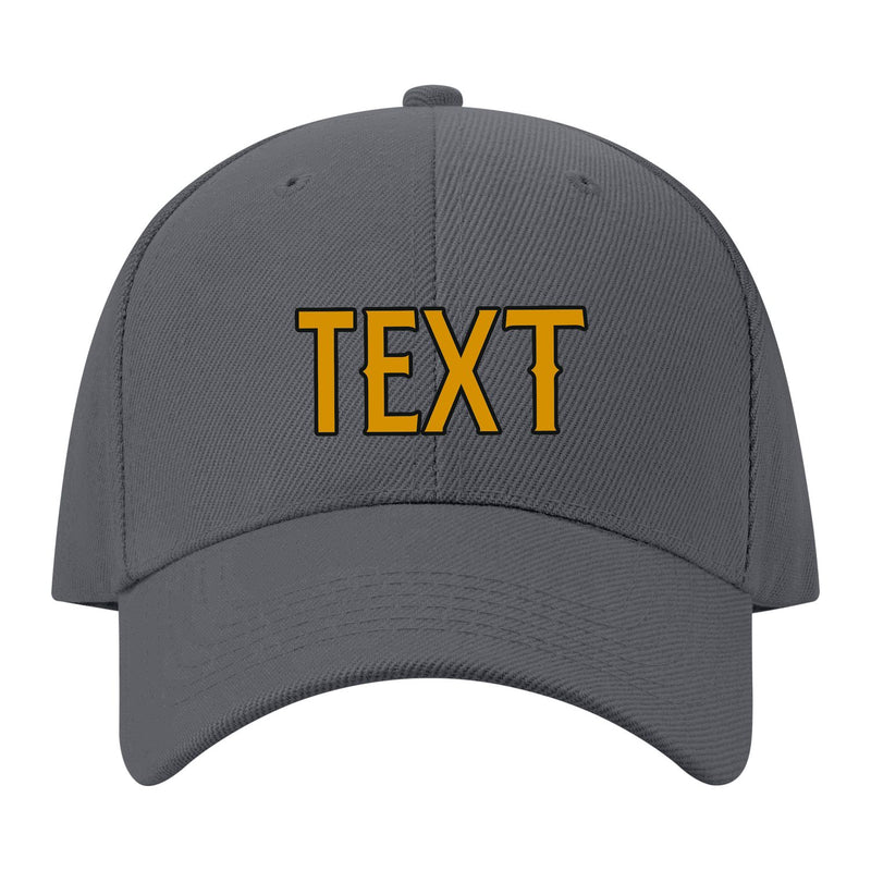 Custom Dark Grey Sky Blue Hat 08B21719