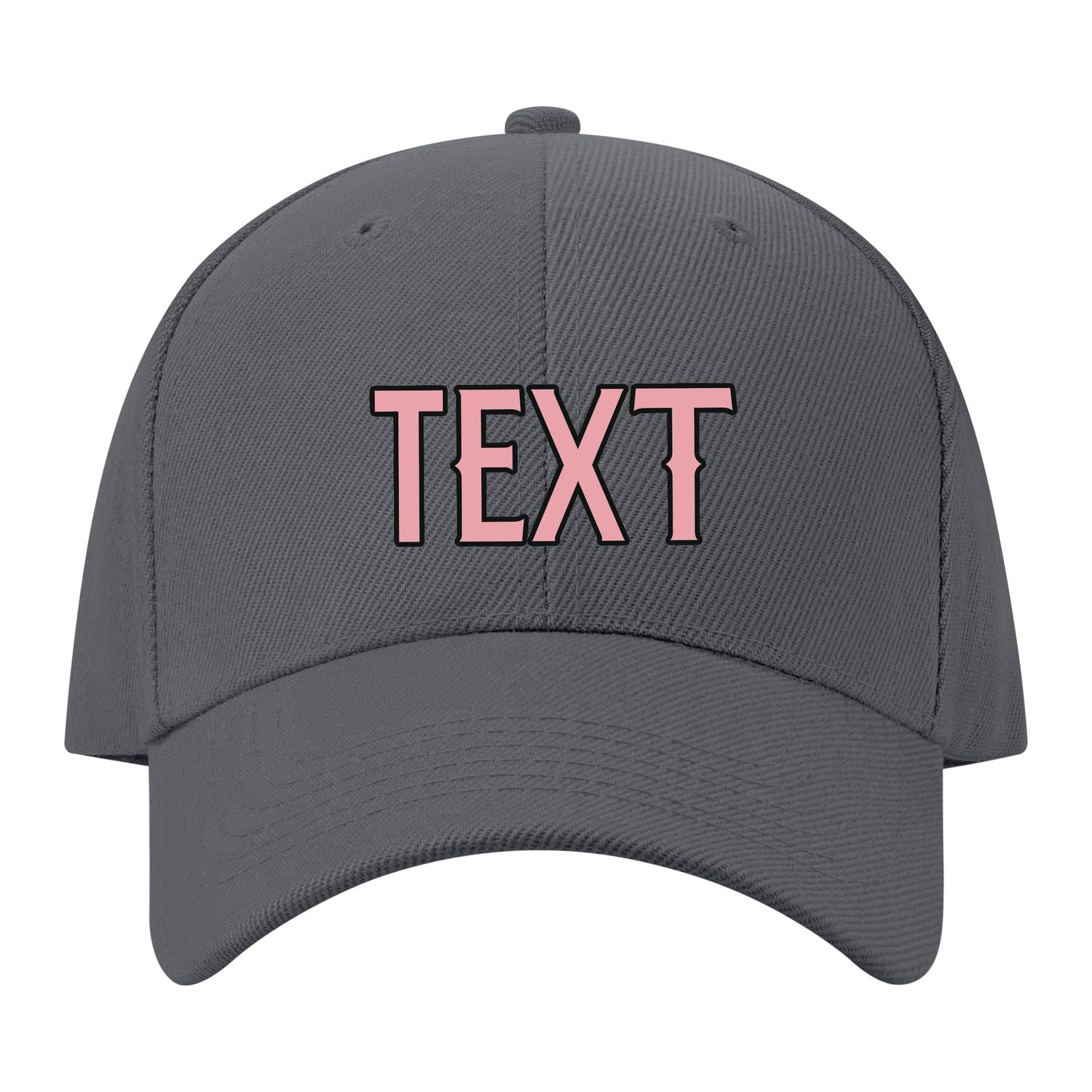Custom Dark Grey Light Emerald Green Hat 08B21721