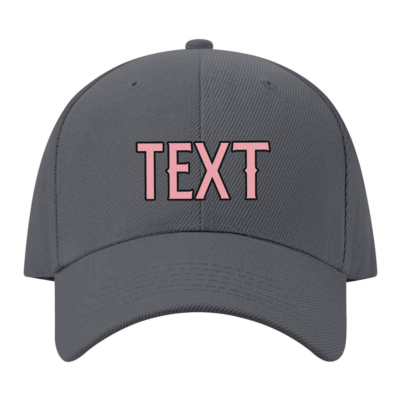 Custom Dark Grey Light Emerald Green Hat 08B21721
