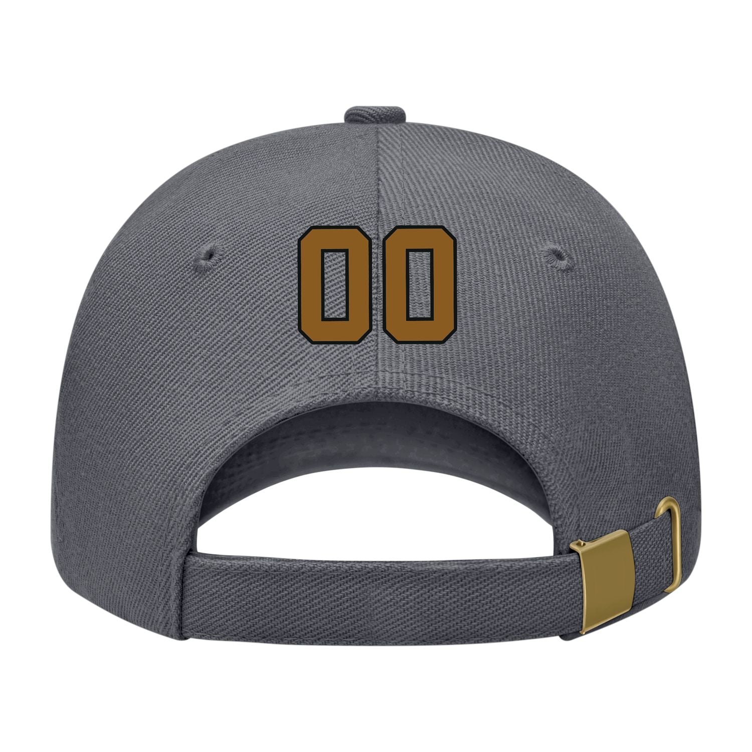 Custom Dark Grey Dark Green Hat 08B21722