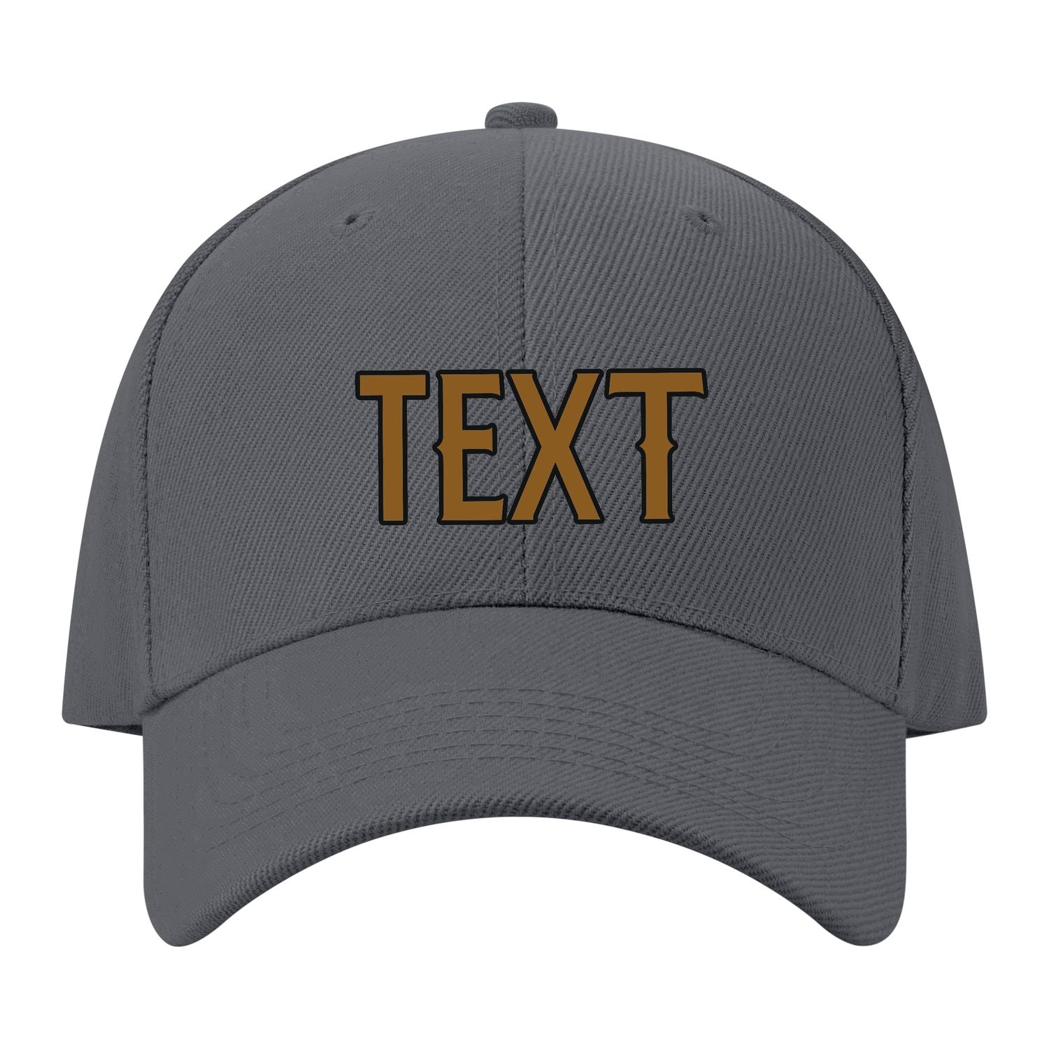 Custom Dark Grey Dark Green Hat 08B21722