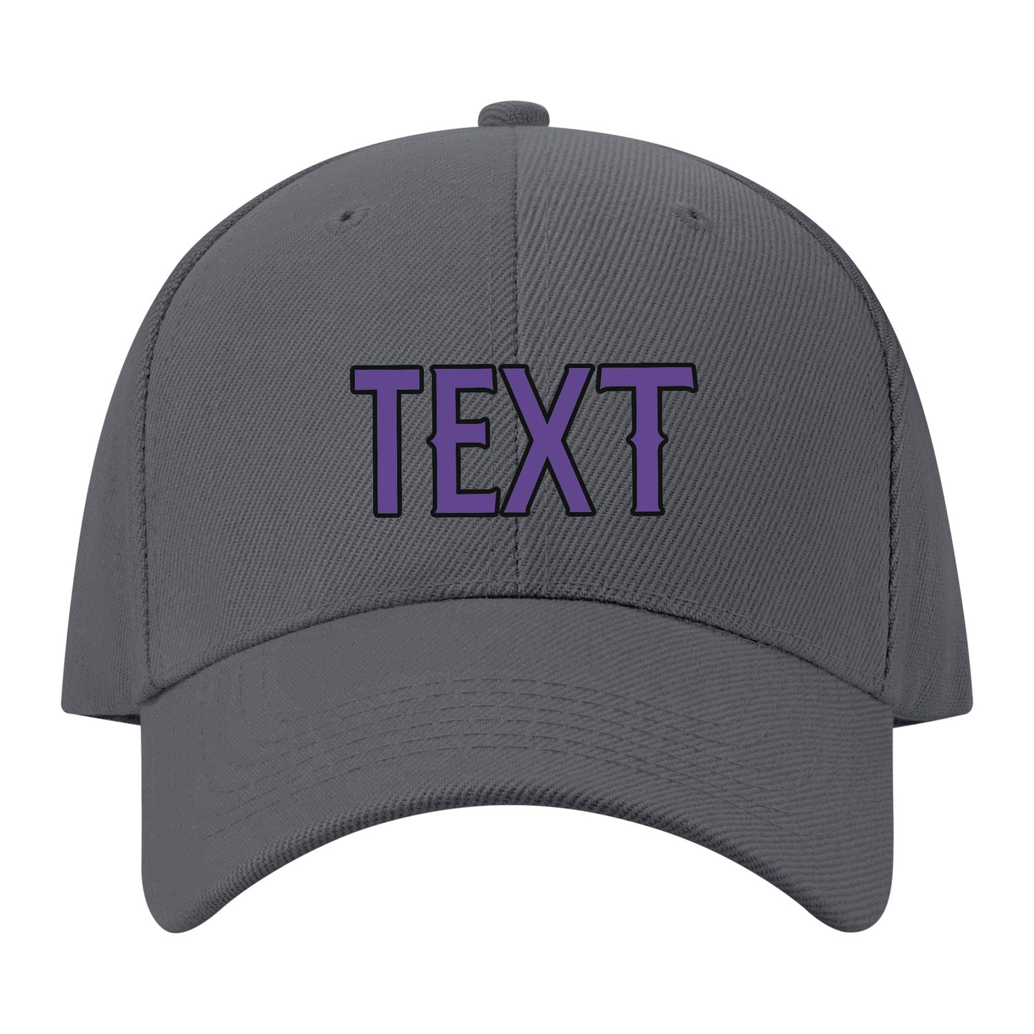 Custom Dark Grey Yellow Hat 08B21723