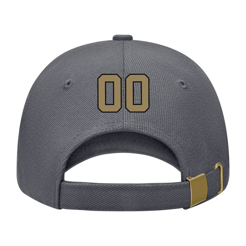 Custom Dark Grey Goldenrod Hat 08B21725