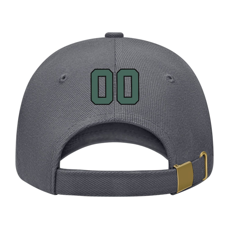 Custom Dark Grey Slate Gray Hat 08B21727