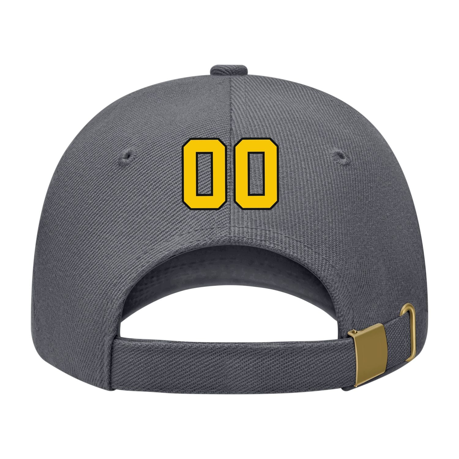 Custom Dark Grey Peach Powder Hat 08B21730