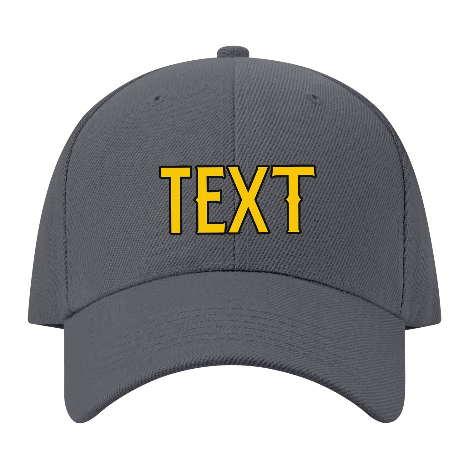 Custom Dark Grey Peach Powder Hat 08B21730