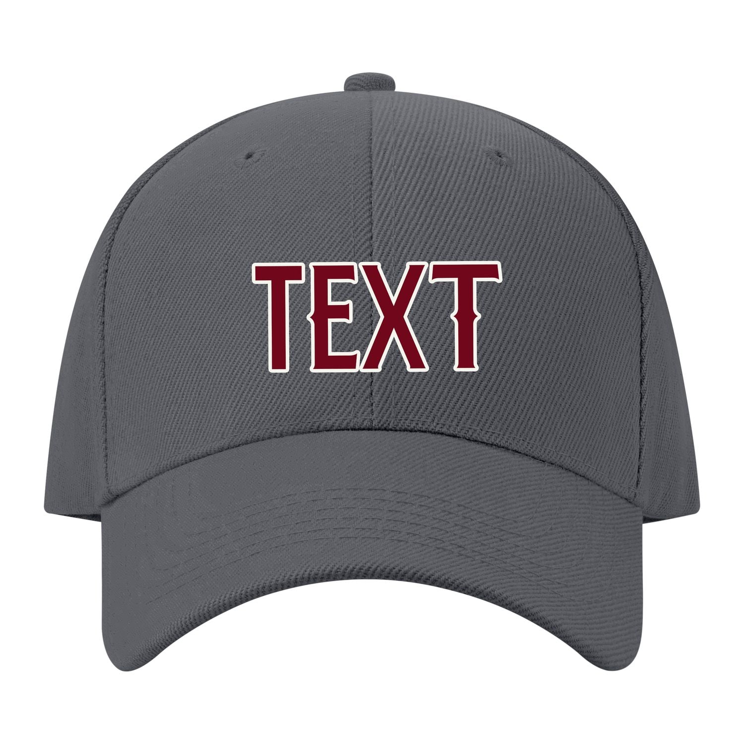 Custom Dark Grey Khaki Hat 08B21815