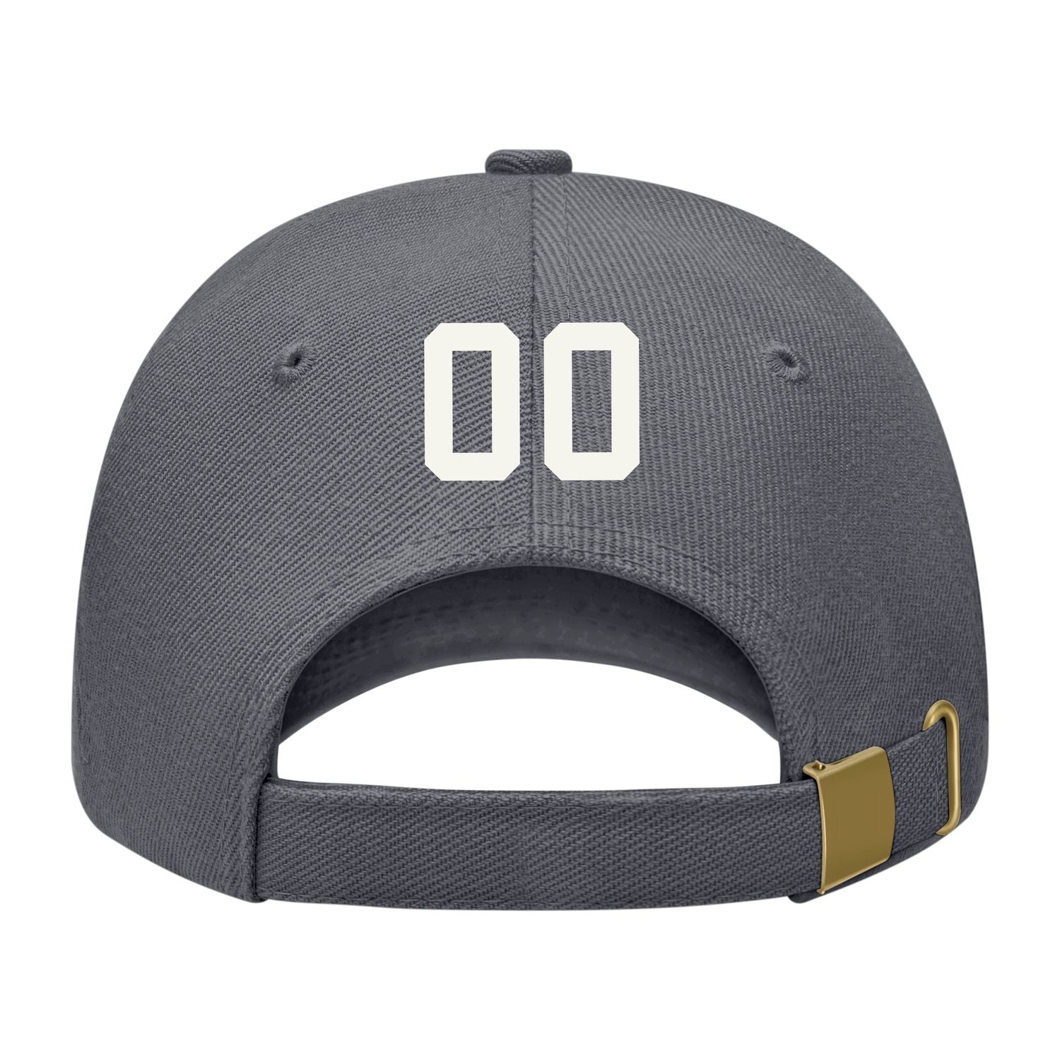 Custom Dark Grey Pale Ice Blue Hat 08B21818