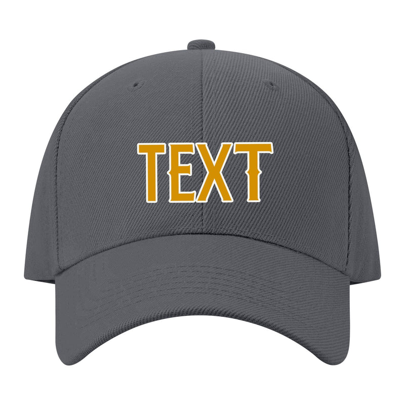 Custom Dark Grey Sky Blue Hat 08B21819