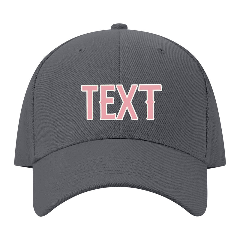 Custom Dark Grey Light Emerald Green Hat 08B21821
